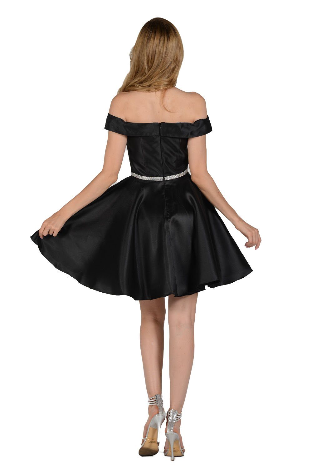 Short Off Shoulder Mikado Dress by Poly USA 7948 - product image 9