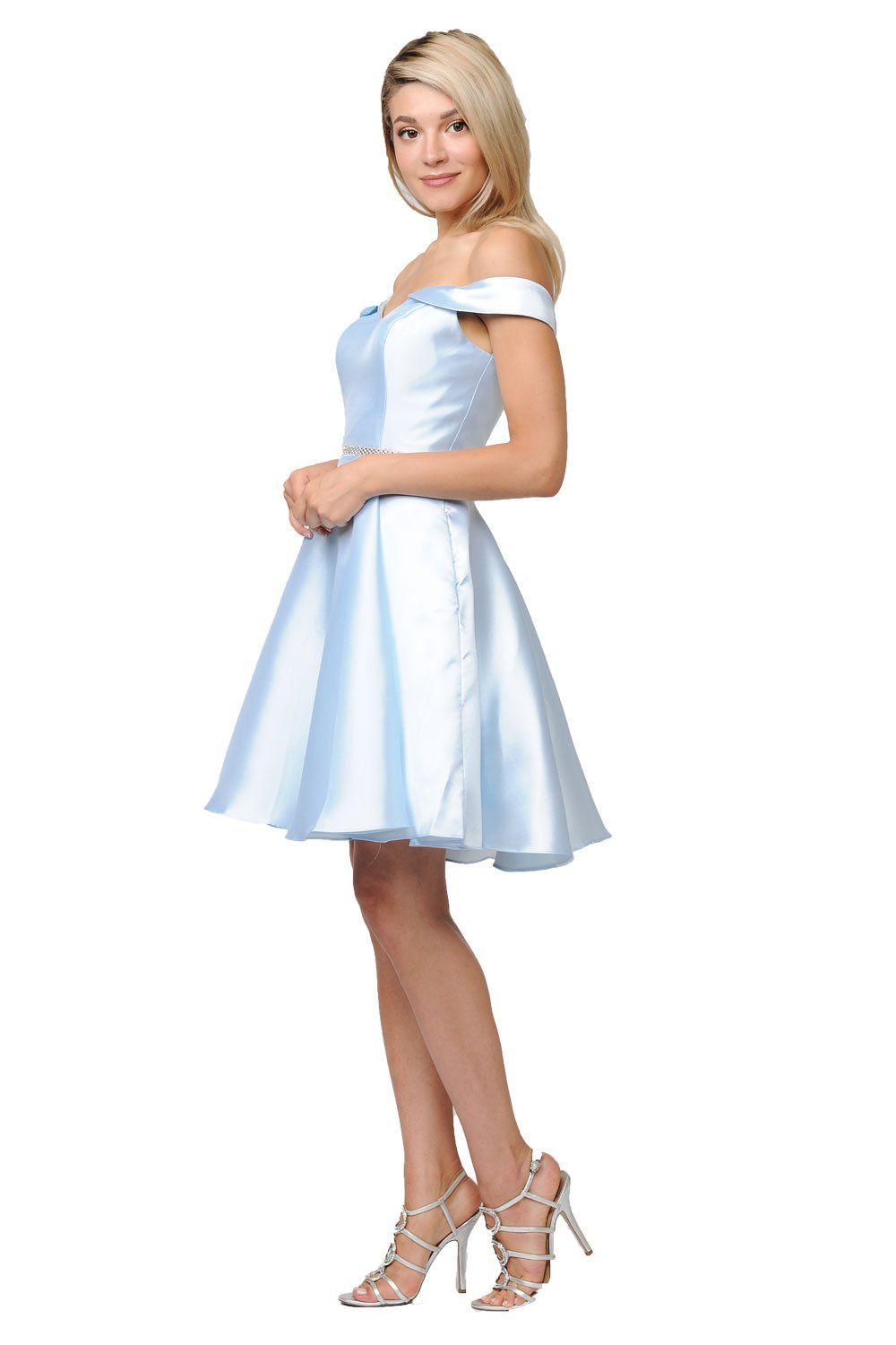 Short Off Shoulder Mikado Dress by Poly USA 7948 - product image 7