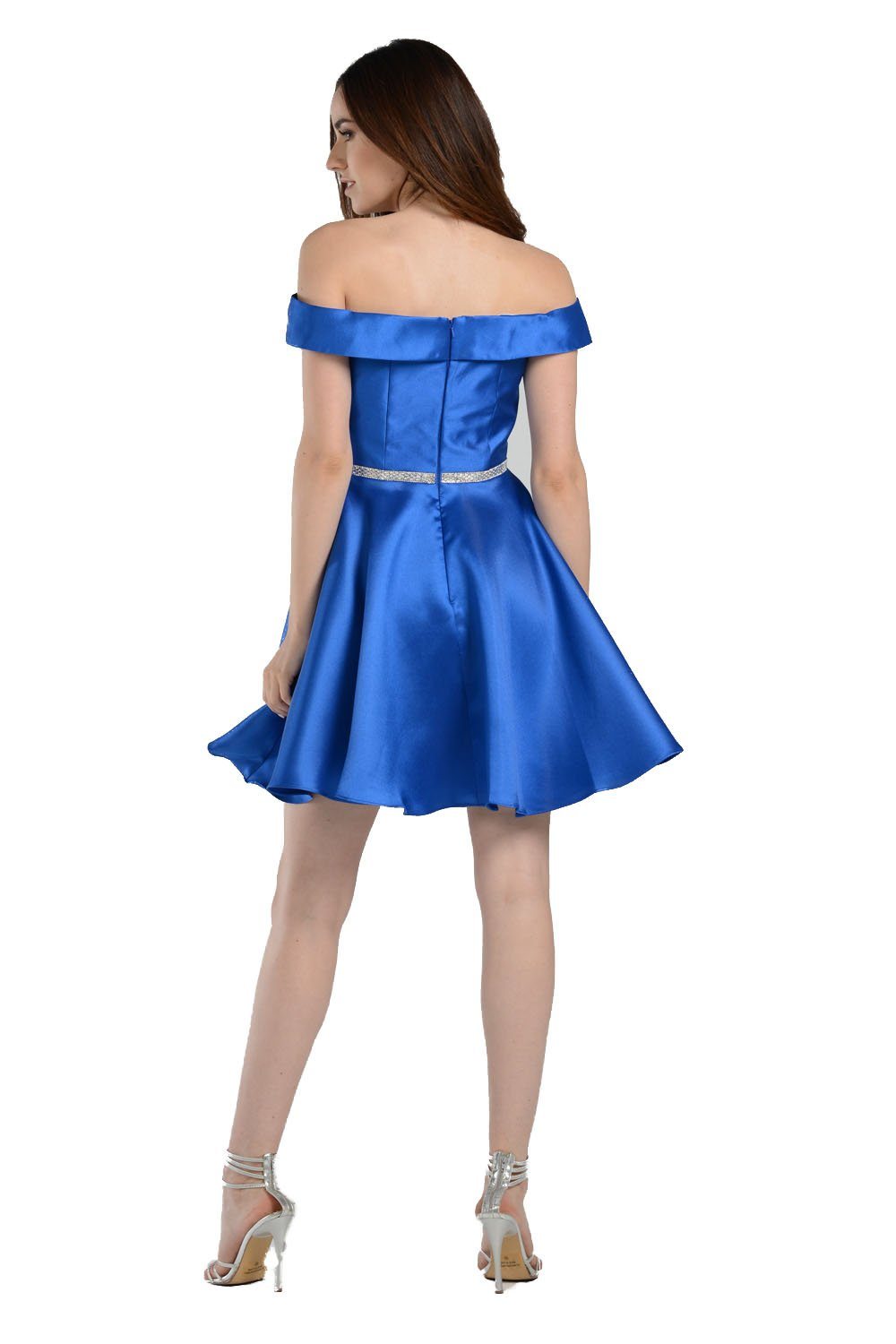 Short Off Shoulder Mikado Dress by Poly USA 7948 - product image 11