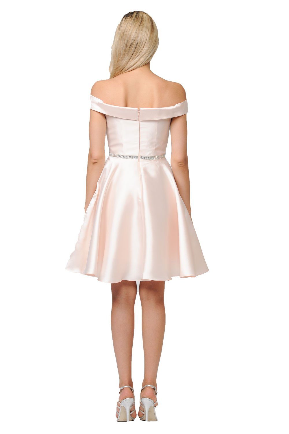 Short Off Shoulder Mikado Dress by Poly USA 7948 - product image 15