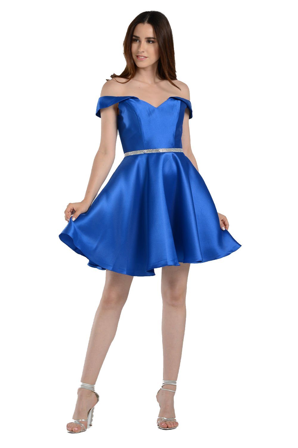 Short Off Shoulder Mikado Dress by Poly USA 7948 - product image 10