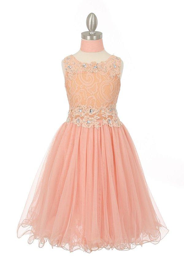 Short Ruffled Dress with Lace Bodice by Cinderella Couture 5010 - product image 7