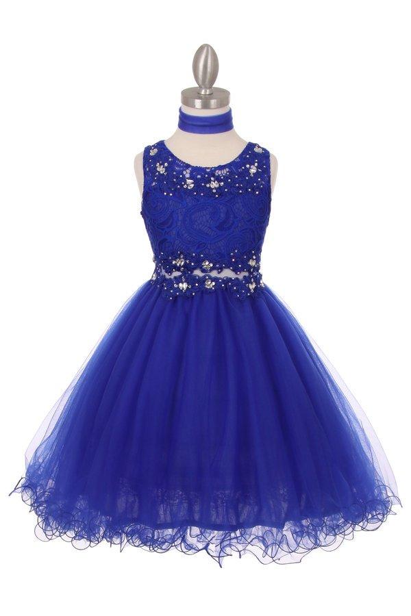 Short Ruffled Dress with Lace Bodice by Cinderella Couture 5010 - product image 12