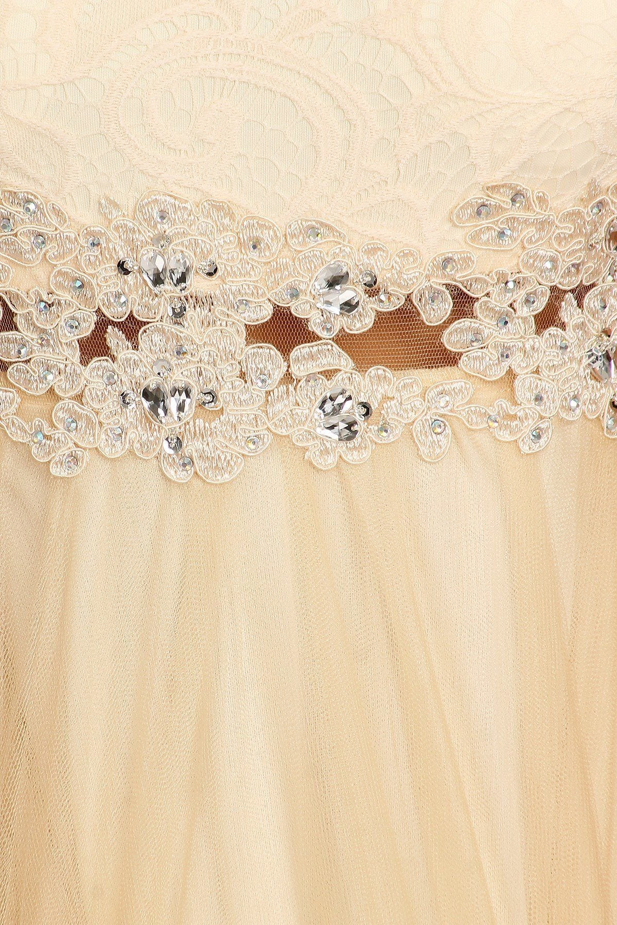 Short Ruffled Dress with Lace Bodice by Cinderella Couture 5010 - product image 5