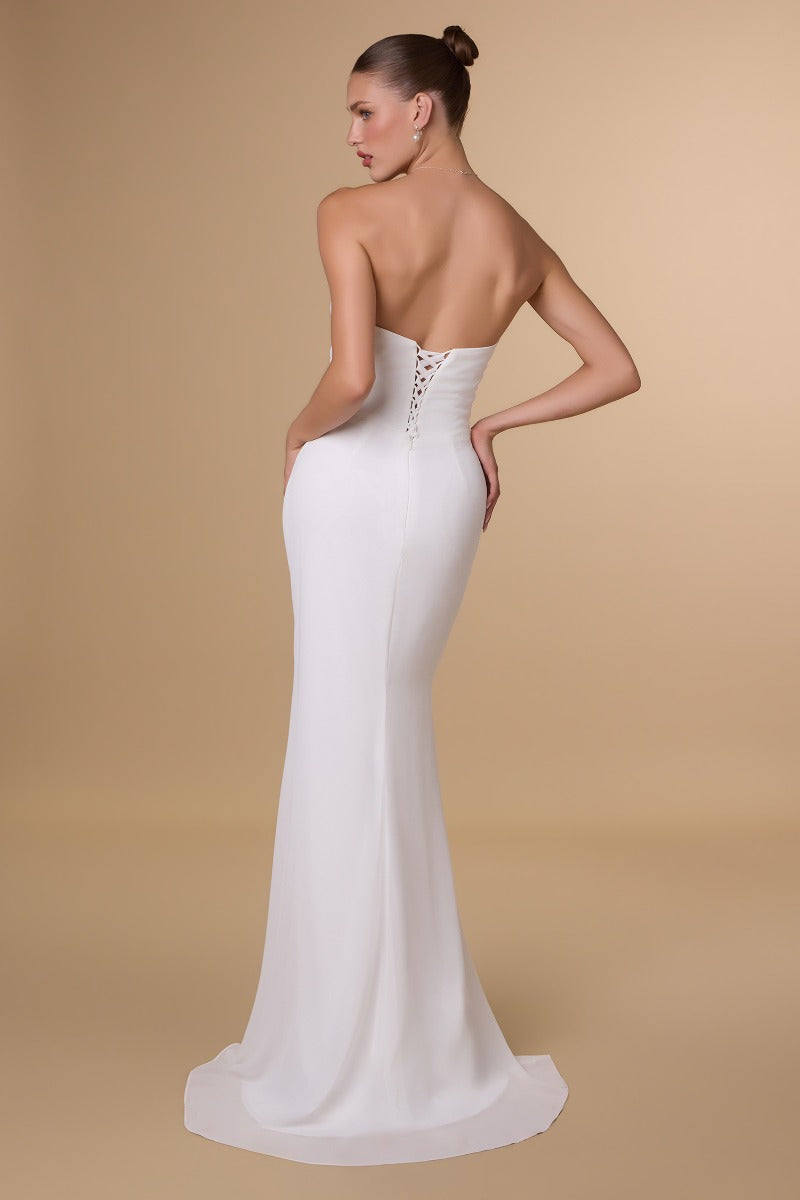 Designer T702W gown OFF WHITE