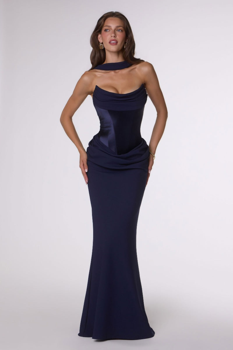Designer T732 gown NAVY